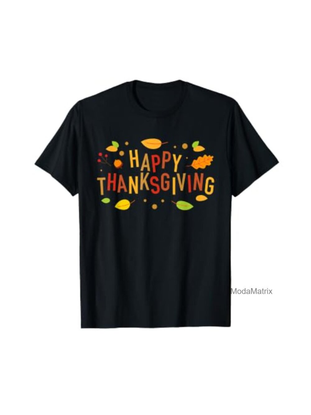 Thanksgiving Graphic Tee V-Neck Short Sleeve Classic Fit Fall Top